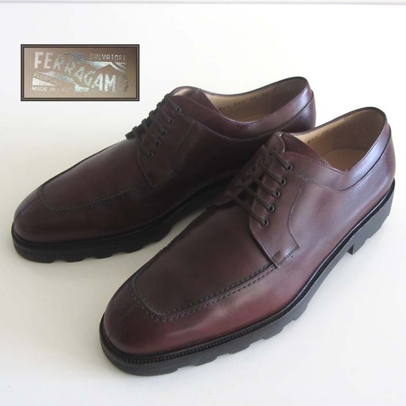 Salvatore Ferragamo Other - FERRAGAMO Model brown split toe derby shoes 10 2E